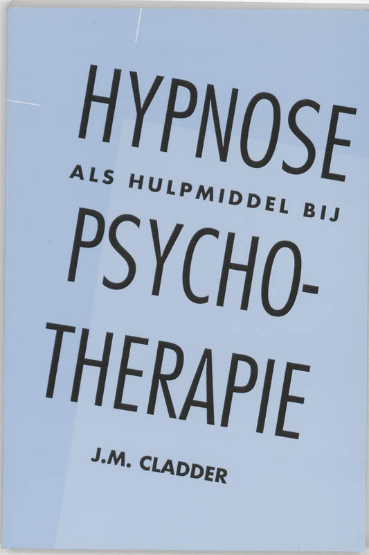 Omslag van Hypnose als hulpmiddel bij psychotherapie