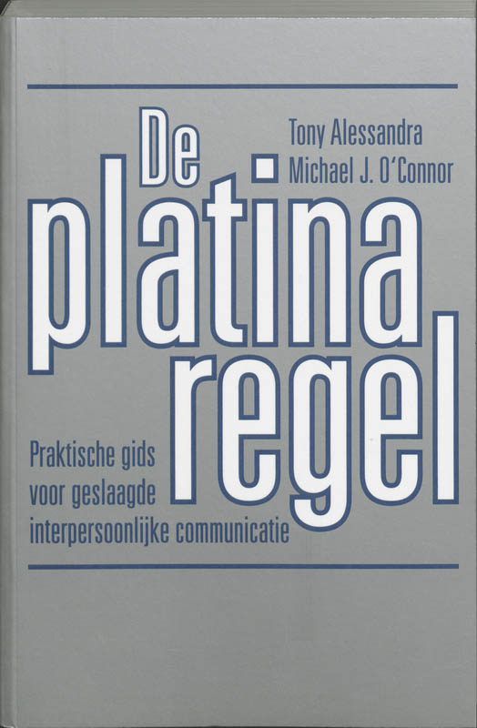 Omslag van De platina regel