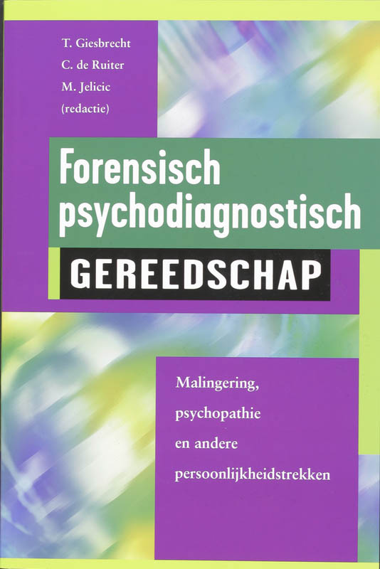 Omslag van Forensisch psychodiagnostische gereedschap