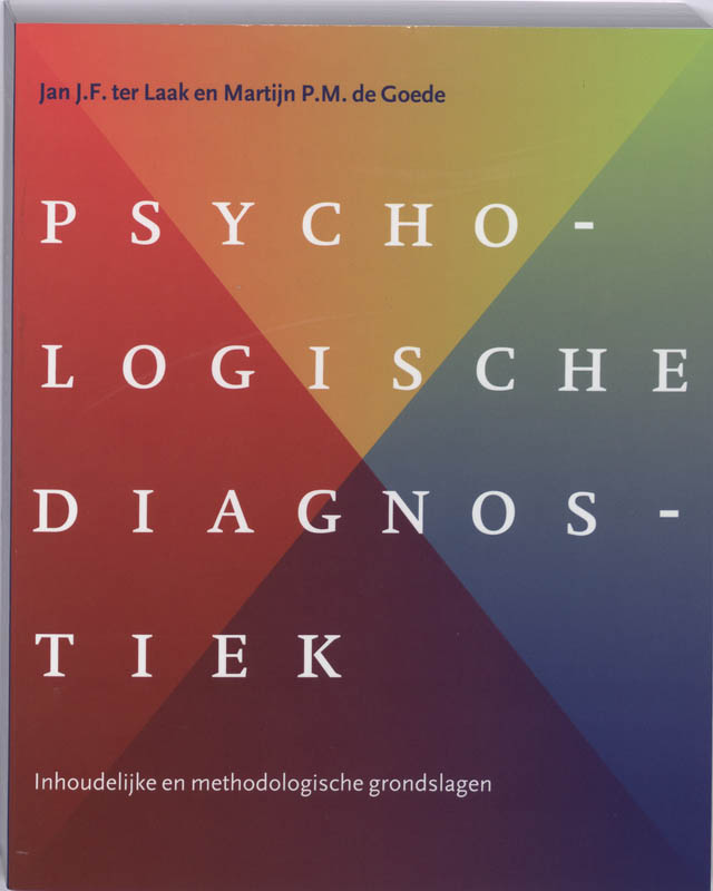 Omslag van Psychologische diagnostiek