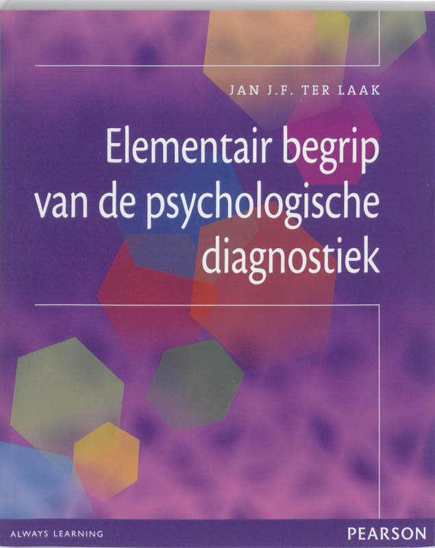 Omslag van Elementair begrip van de psychologische diagnostiek
