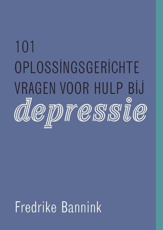 Omslag van 101 oplossingsgerichte vragen voor hulp bij depressie