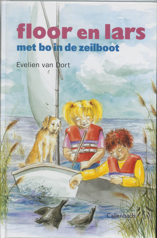 Omslag van met Bo in de zeilboot