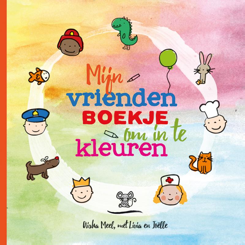 Omslag van Mijn vriendenboekje om in te kleuren