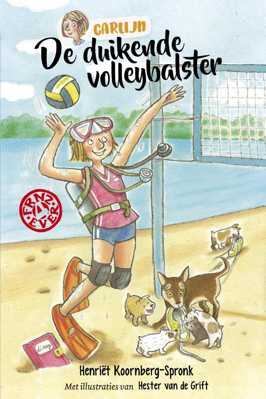 Omslag van De duikende volleybalster