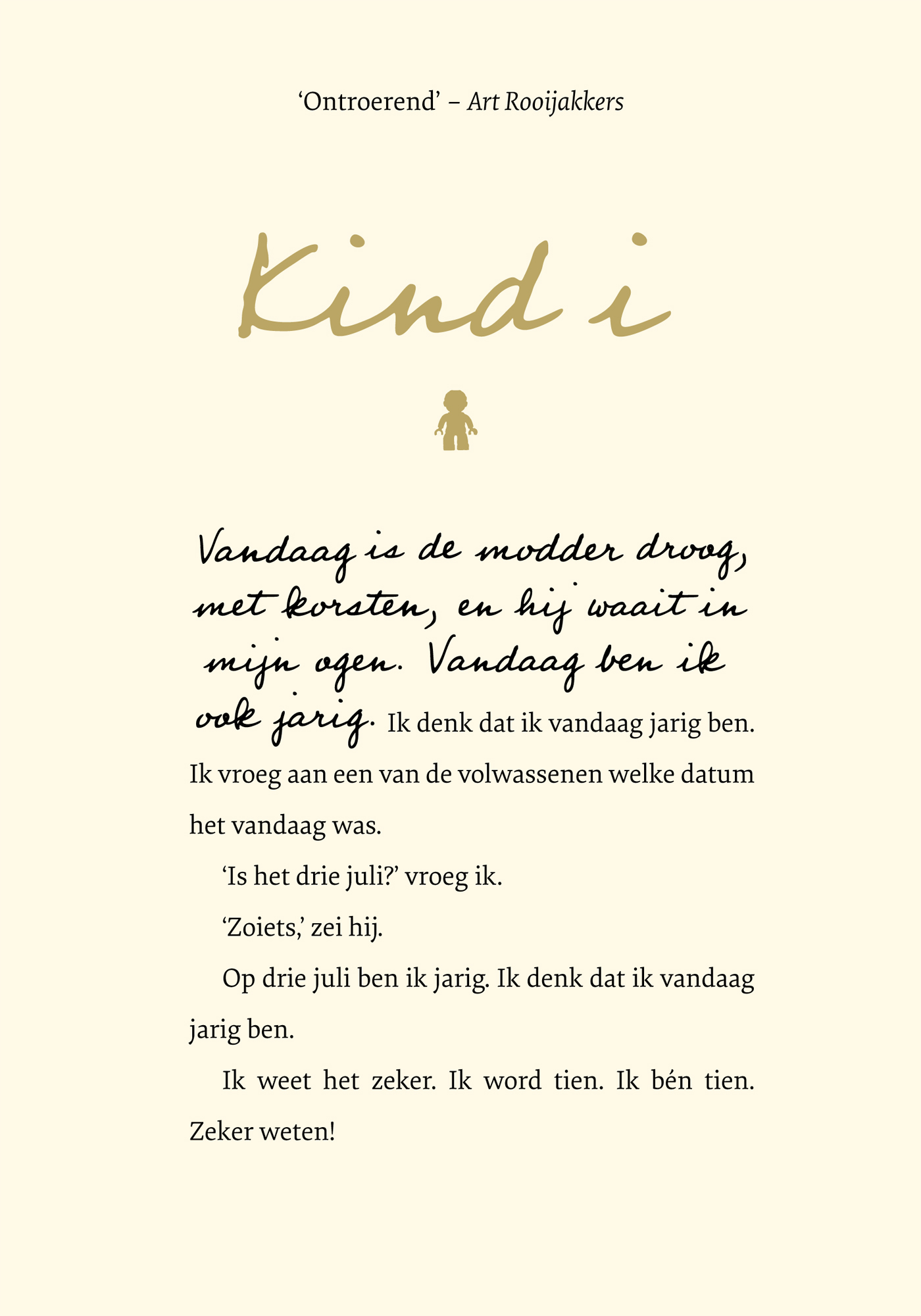 Omslag van Kind I