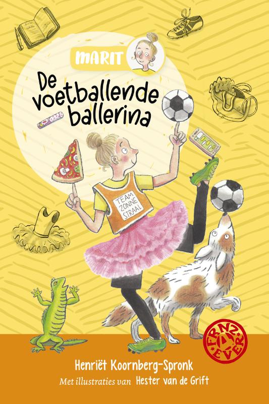 Omslag van De voetballende ballerina
