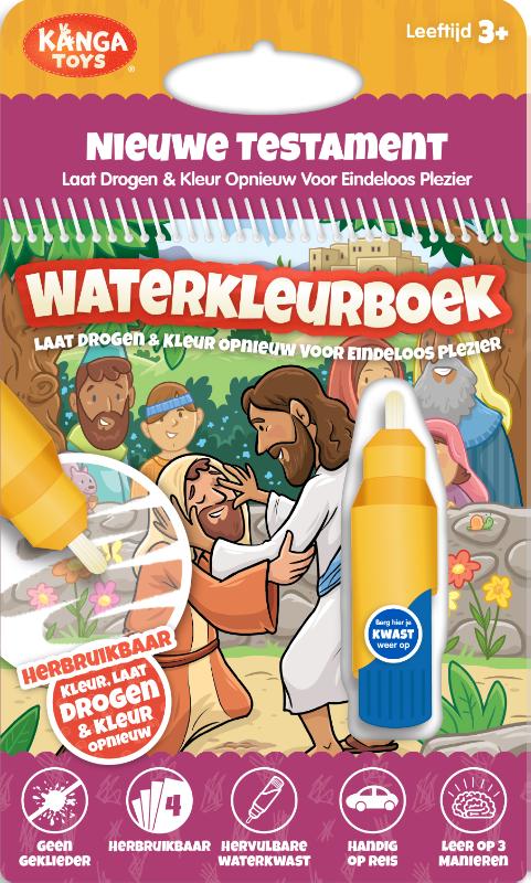 Omslag van Waterkleurboek Nieuwe Testament