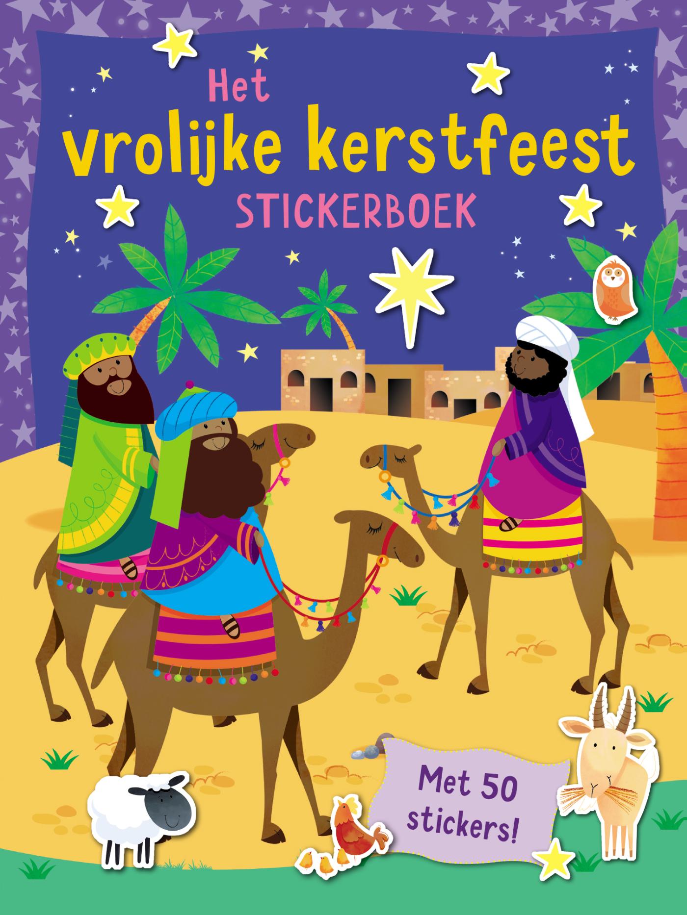 Omslag van Het vrolijke kerstfeest stickerboek