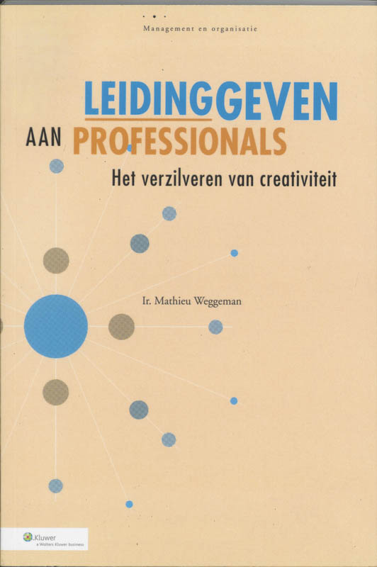 Omslag van Leidinggeven aan professionals