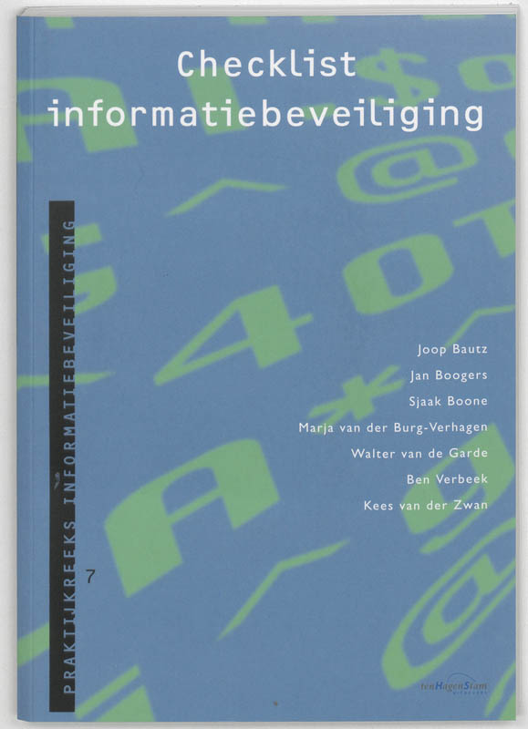 Omslag van Checklist informatiebeveiliging