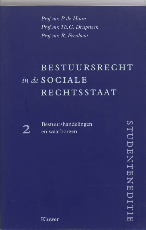 Omslag van 2 Bestuurshandelingen en waarborgen