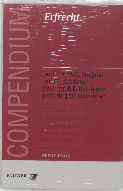 Omslag van Compendium erfrecht
