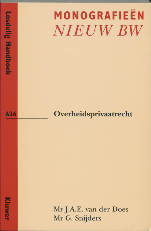 Omslag van Overheidsprivaatrecht