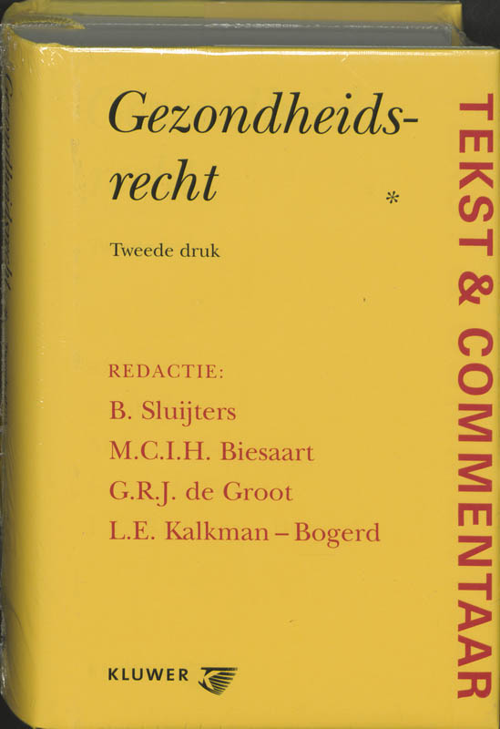Omslag van Gezondheidsrecht