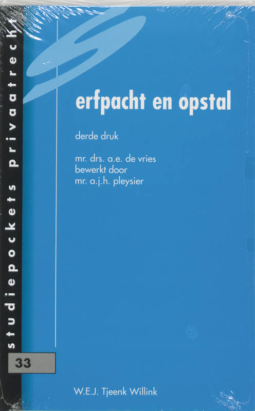 Omslag van Erfpacht en opstal