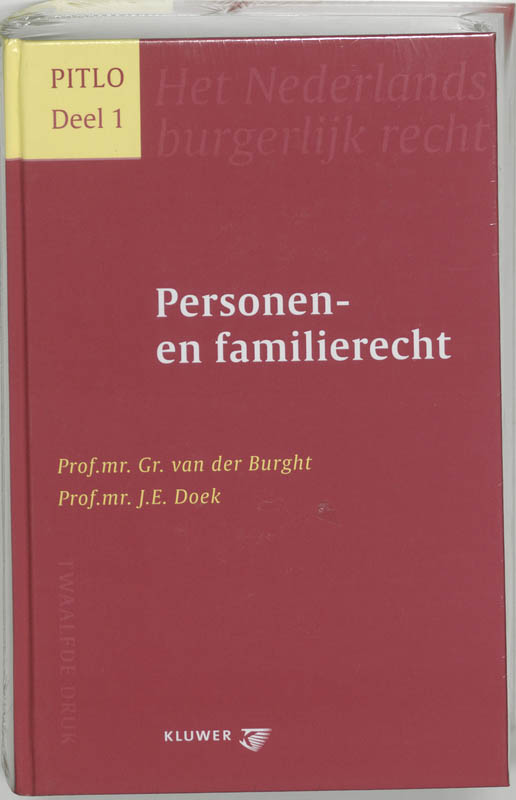 Omslag van 1 Personen- en familierecht
