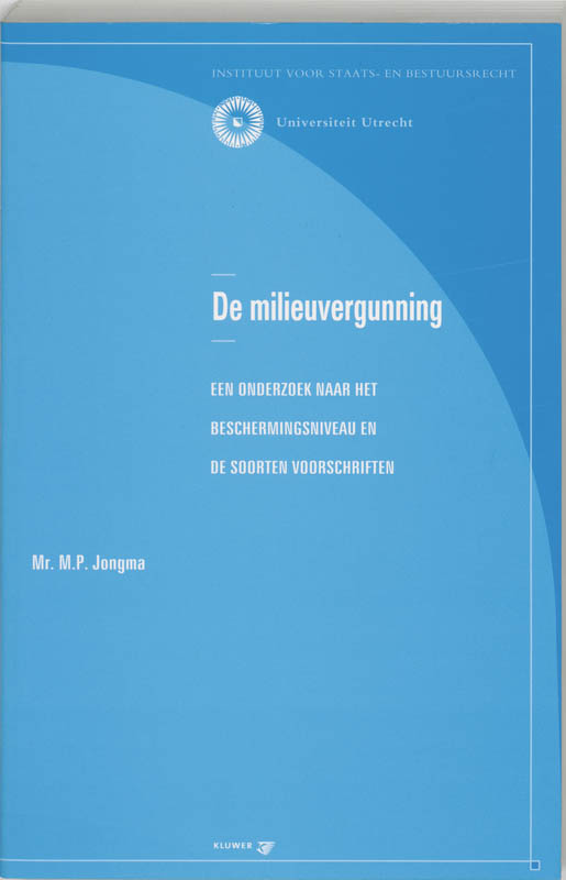 Omslag van De milieuvergunning