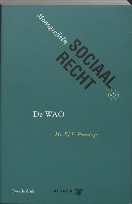 Omslag van De WAO
