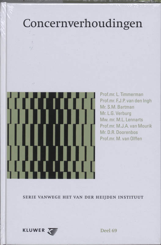 Omslag van Concernverhoudingen