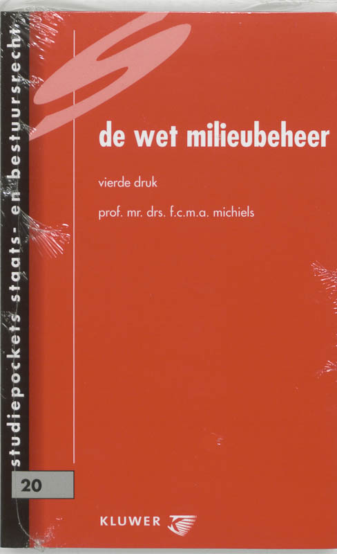 Omslag van De Wet milieubeheer