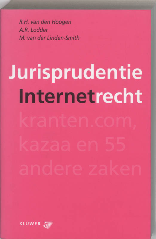 Omslag van Jurisprudentie Internetrecht