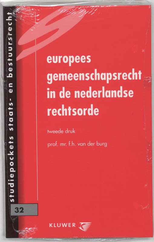 Omslag van Europees gemeenschapsrecht in de Nederlandse rechtsorde
