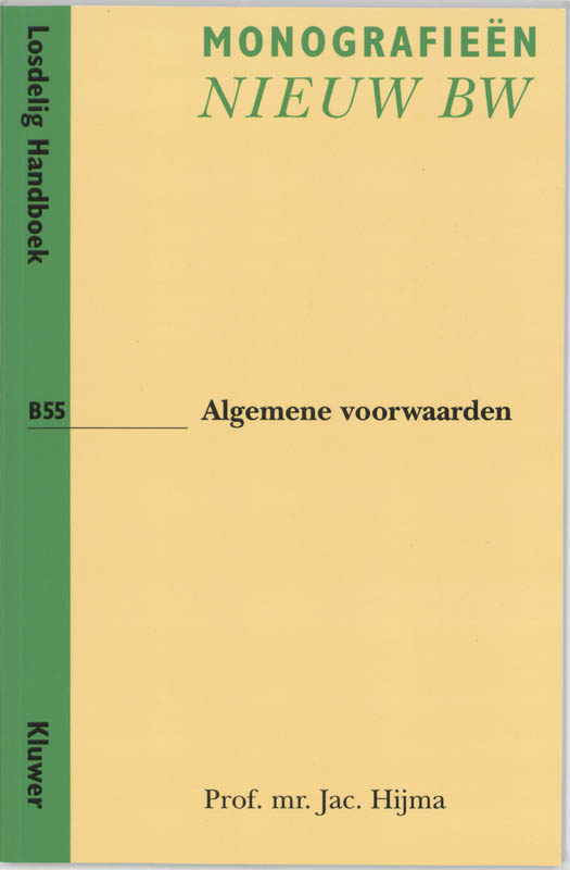 Omslag van Algemene voorwaarden