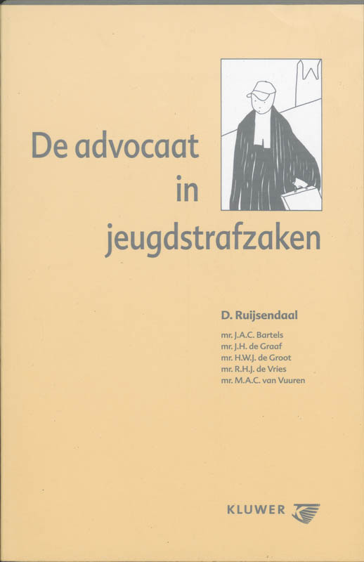 Omslag van De advocaat in jeugdstrafzaken