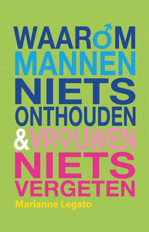 Omslag van Waarom mannen niets onthouden & vrouwen niets vergeten