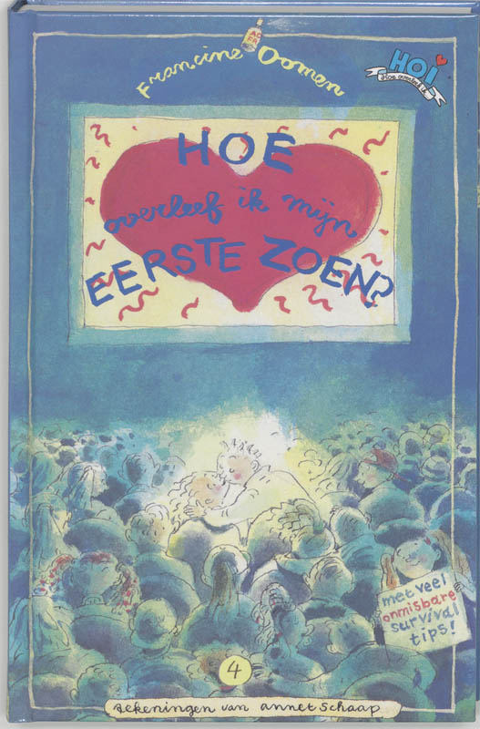 Omslag van Hoe overleef ik mijn eerste zoen?