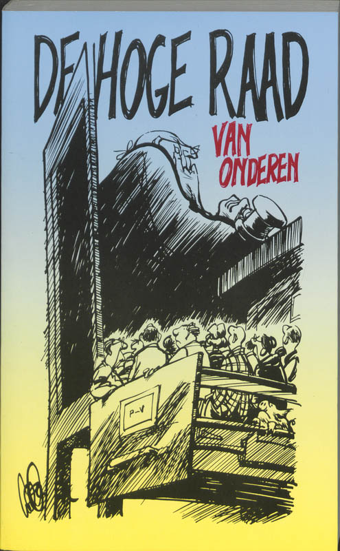 Omslag van De Hoge Raad van onderen