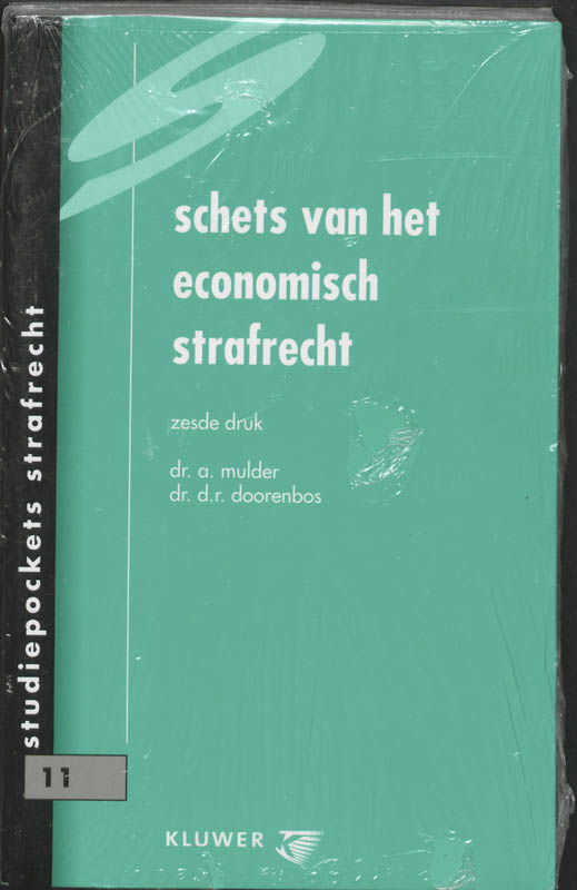 Omslag van Schets van het economisch strafrecht