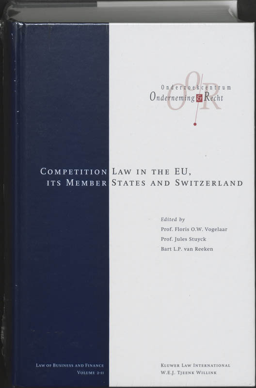 Omslag van Competition law in the EU, its member states and Switzerland
