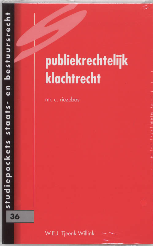 Omslag van Publiekrechtelijk klachtrecht