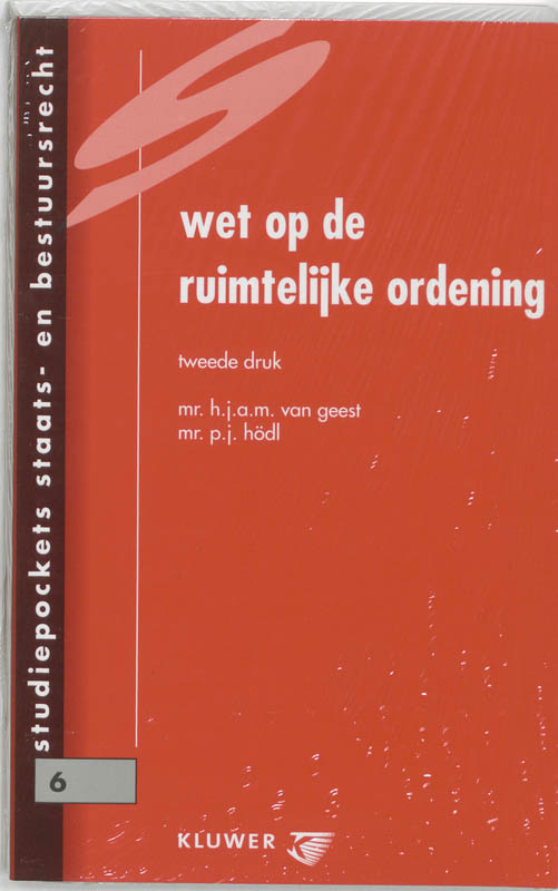 Omslag van Wet op de Ruimtelijke Ordening