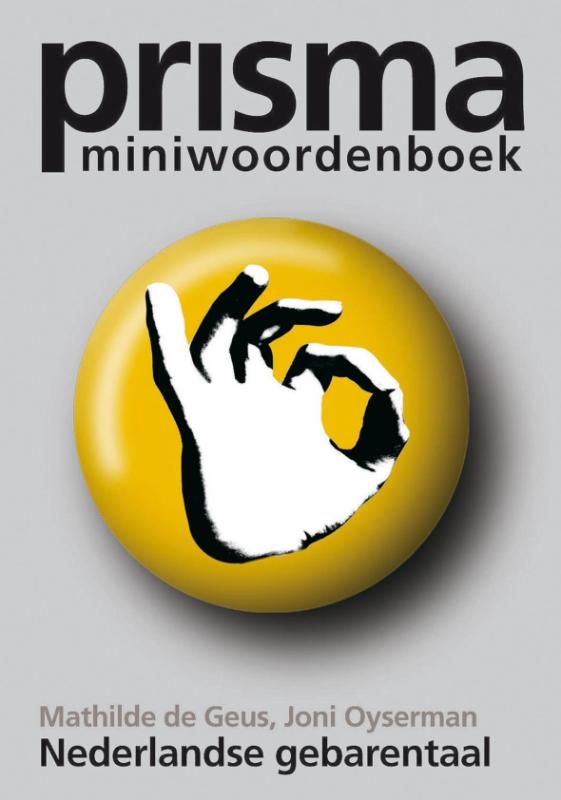 Omslag van Prisma Miniwoordenboek Nederlandse gebarentaal