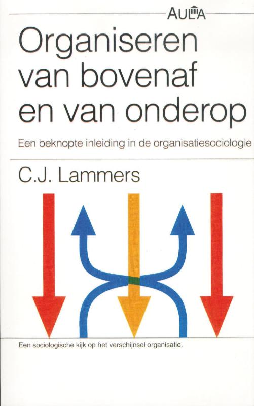 Omslag van Organiseren van bovenaf en van onderop