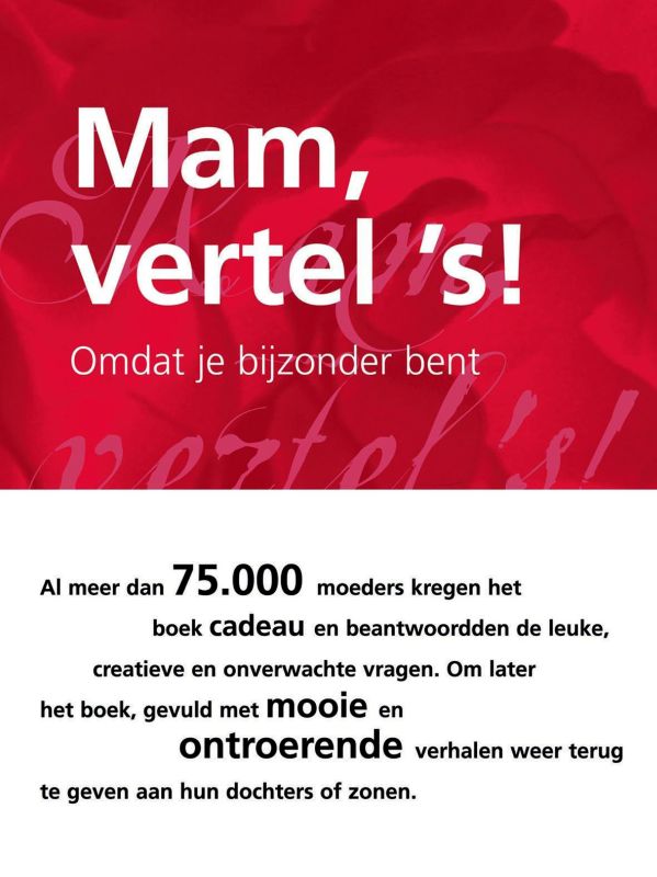 Omslag van Mam vertel 's