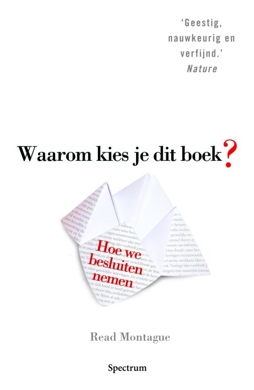 Omslag van Waarom kies je dit boek?