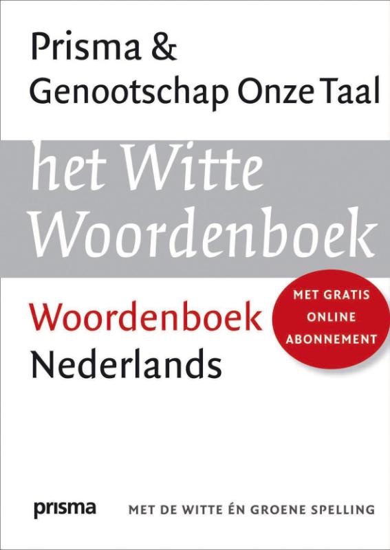 Omslag van Het Witte Woordenboek Nederlands