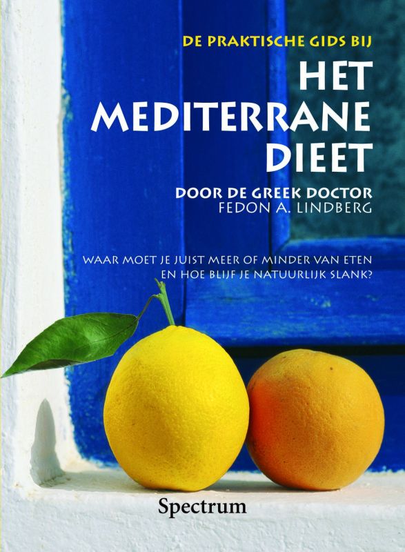 Omslag van De praktische gids bij het mediterrane dieet
