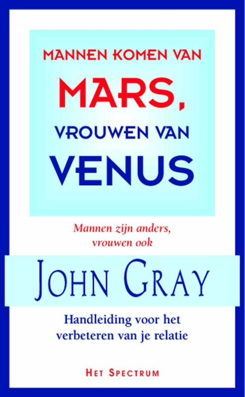 Omslag van Mannen komen van Mars, vrouwen van Venus