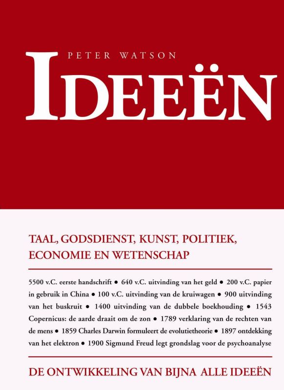 Omslag van Ideeen - De geschiedenis van het menselijk denken