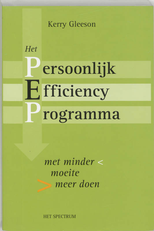 Omslag van Het Persoonlijk Efficiency Programma