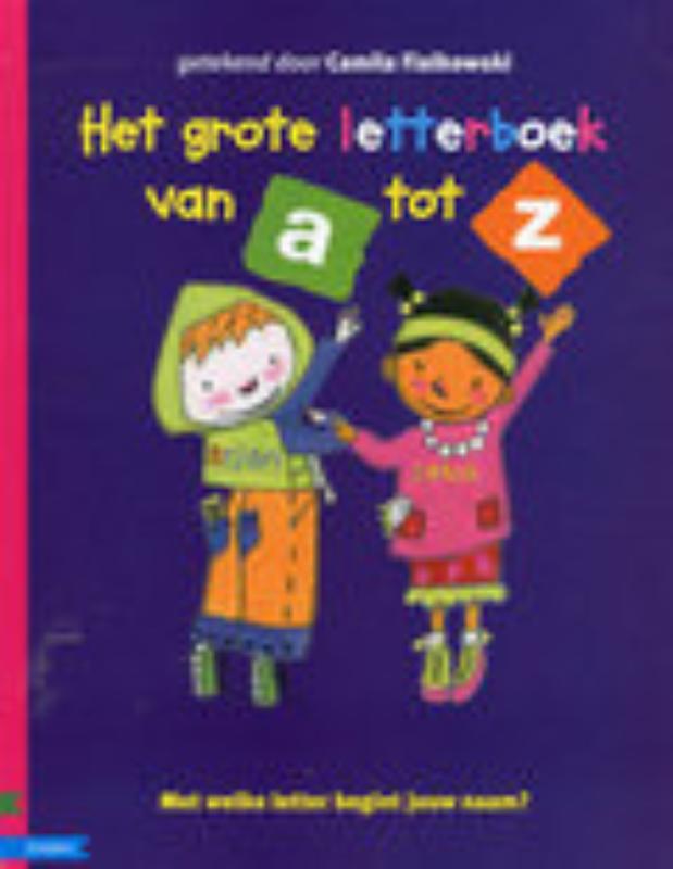 Omslag van Het grote letterboek van A tot Z