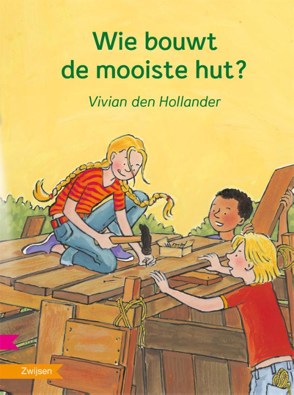 Omslag van Wie bouwt de mooiste hut?