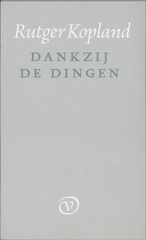 Omslag van Dankzij de dingen