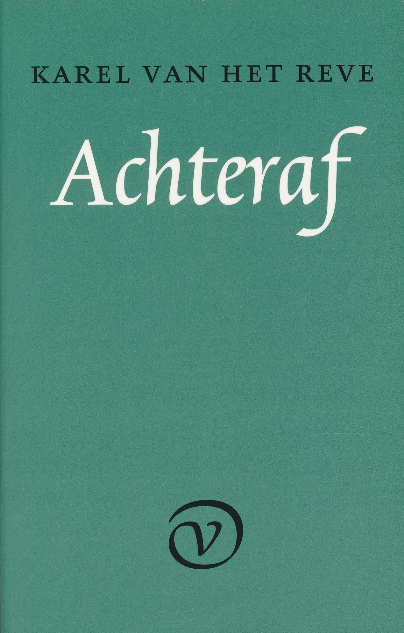 Omslag van Achteraf