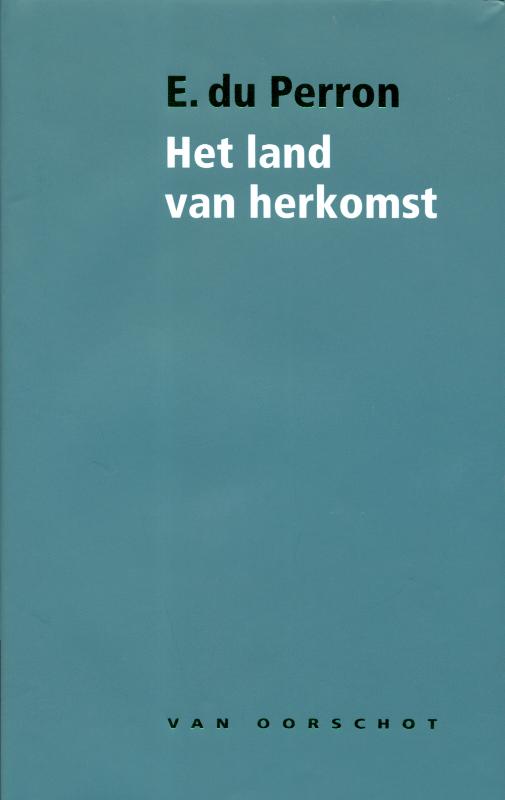 Omslag van Het land van herkomst